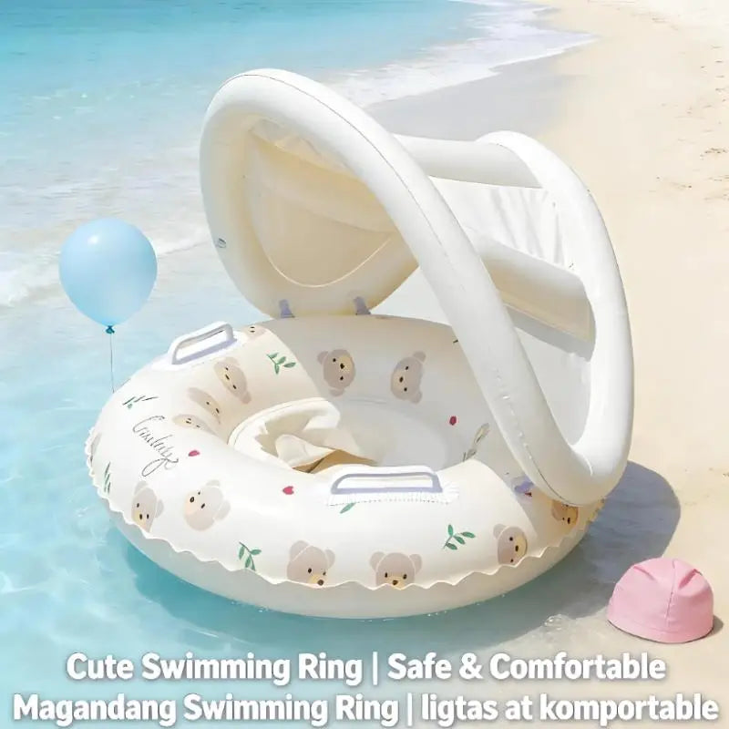 Baby Swim Float Ring Kids Safety Pool Fun Bath Inflatable Water Toy