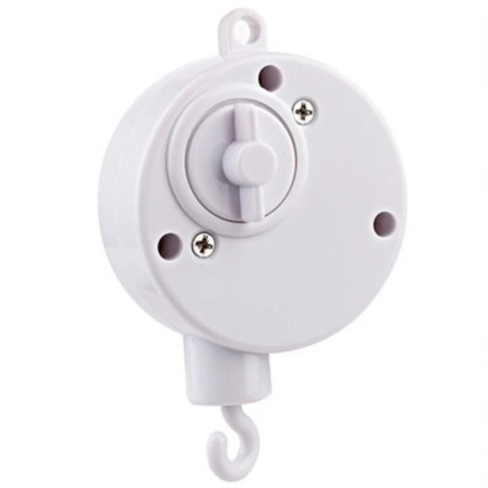 Infant Bell Rotary Wind-up Music Box Baby Mobile Crib Bed Bell Toy Windup Movement Music Box Machine Nursery Decoration
