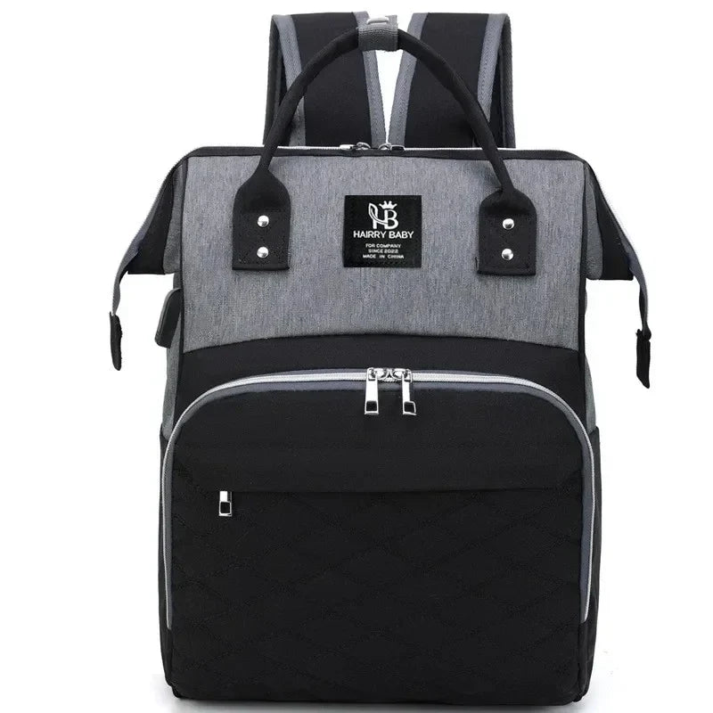 Large Capacity Mommy Diaper Bag Baby Stroller Hanging Backpack with Changing Mat Multifunctional Baby Nursing Bag