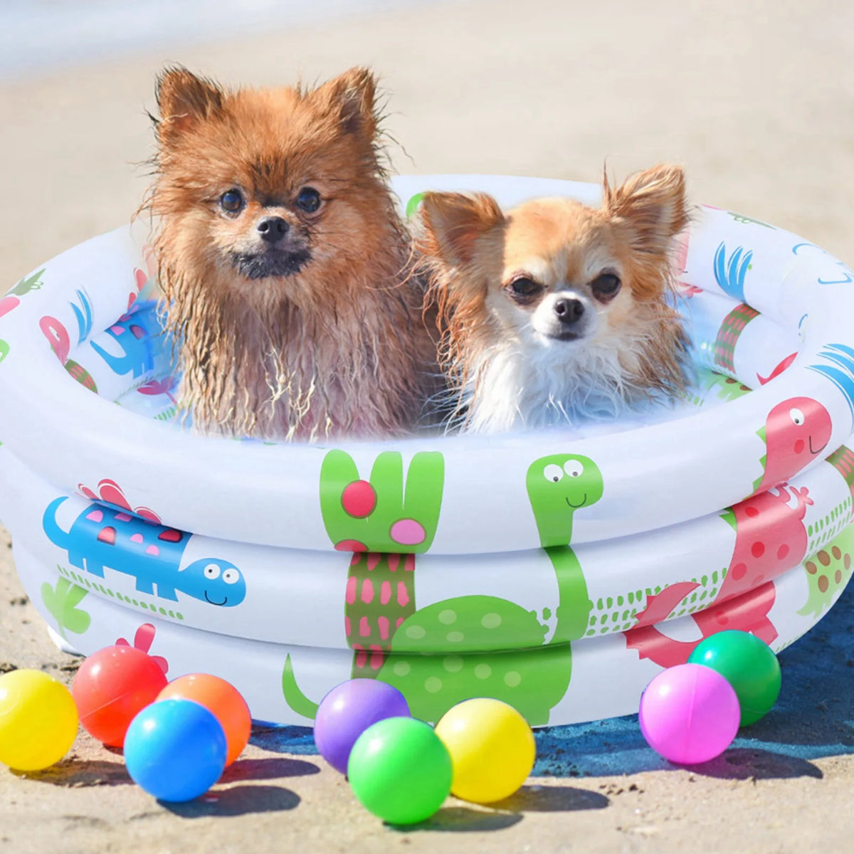 60cm/23.6in With Eco-friendly PVC Material Baby Pool Inflatable Little Pump Pool Wear-Resistant For Babies Kids Training