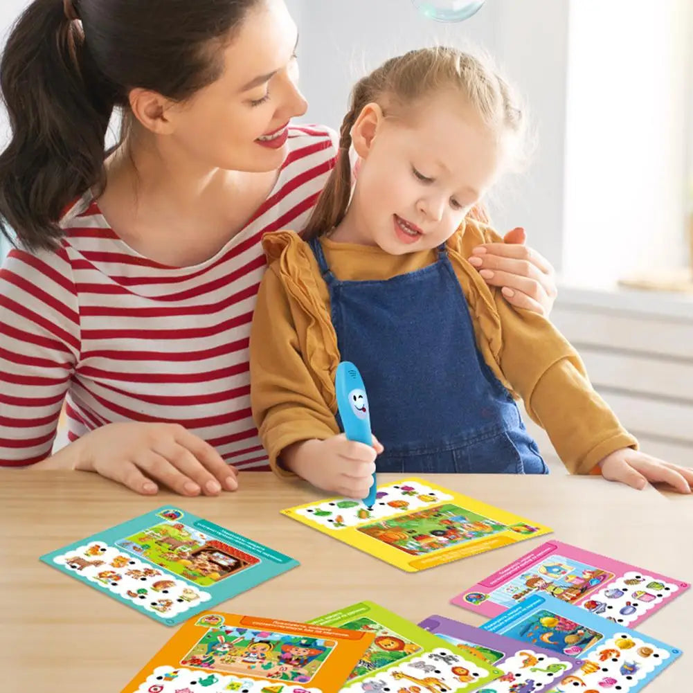 Russian Early Education Intelligent Book Electronic Children Talking and Reading Pen Toy Learning Book Pen for Kids Toys