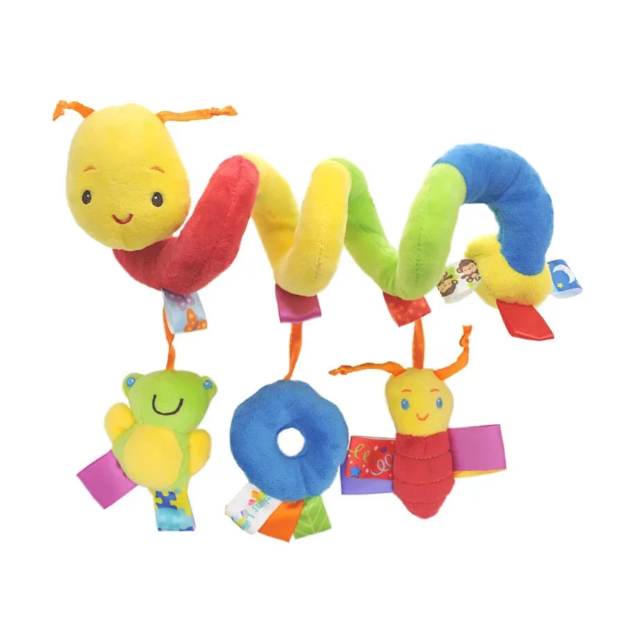 Soft Infant Crib Bed Stroller Toy Spiral Baby Toy for Newborn Gift Car Seat Educational Rattles Baby Towel Bebe Toys 0-12 Months