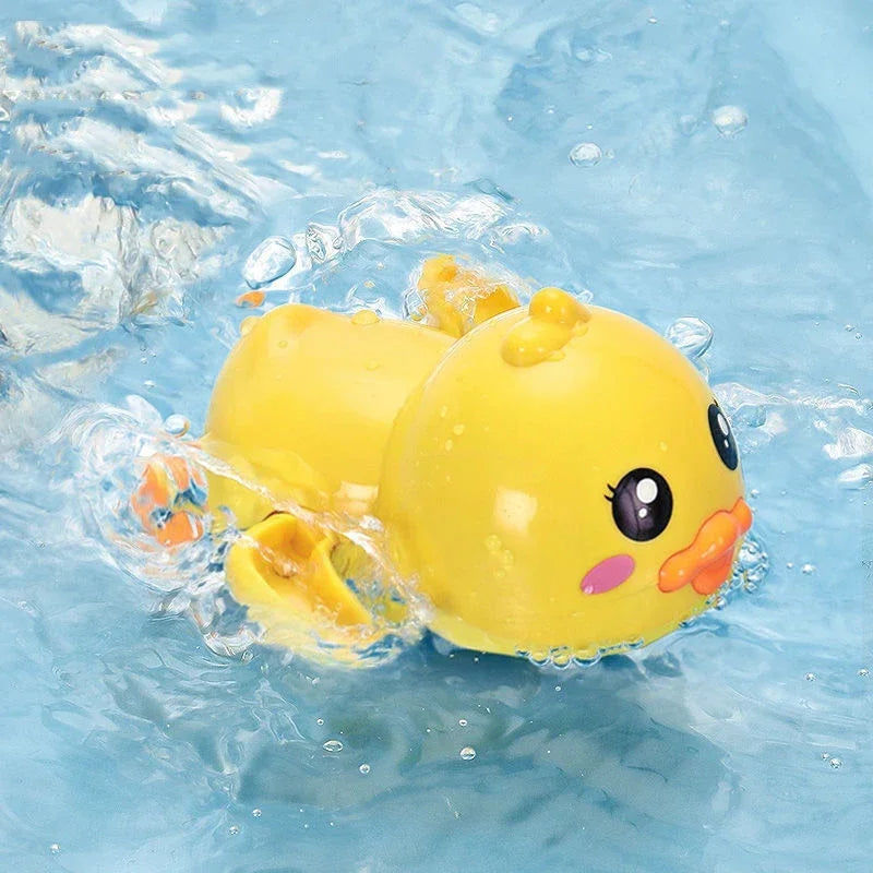 Cute Clockwork Baby Bath Toys, Funny Animal Water Play Dolls, Kids Swimming Bathtub Shower Toy, Lovely Bathroom Play Gift for Ch