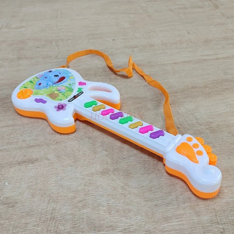Wholesale of children's toys New electric guitar with music Electronic piano Creative children's gift stalls are selling well