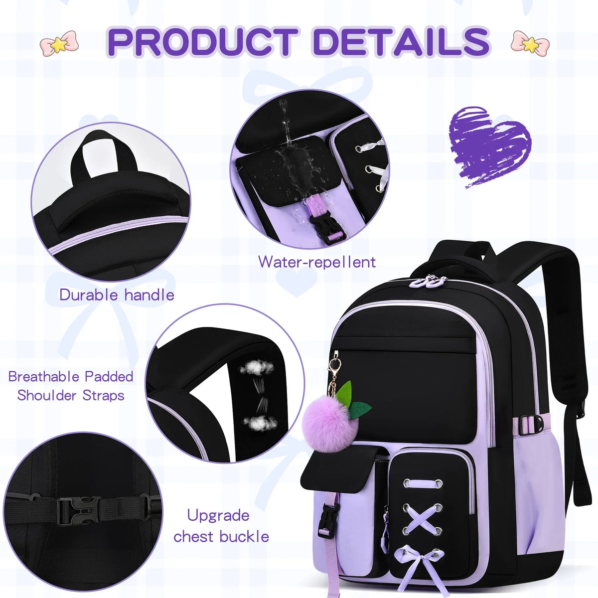 Primary School Bags For Girls Schoolbag Kawaii Lightweight Children School backpack Book Bag Travel Backpack Mochilas Gifts