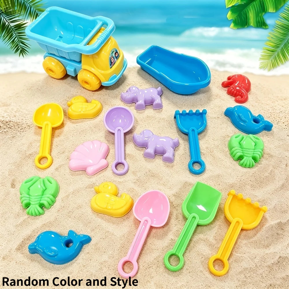 Mini Children's Beach Car Toys, Outdoor Water Play and Sand Digging Tools, Parent-child Beach Car, Boys and Girls' Toys