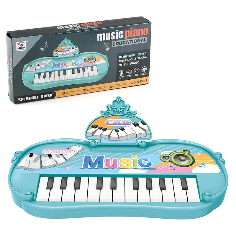 Electronic Piano Toys 13 Key Portable Music Piano Toy Electronic Musical Instrument Toys Multifunctional Kids Music Learning Toy