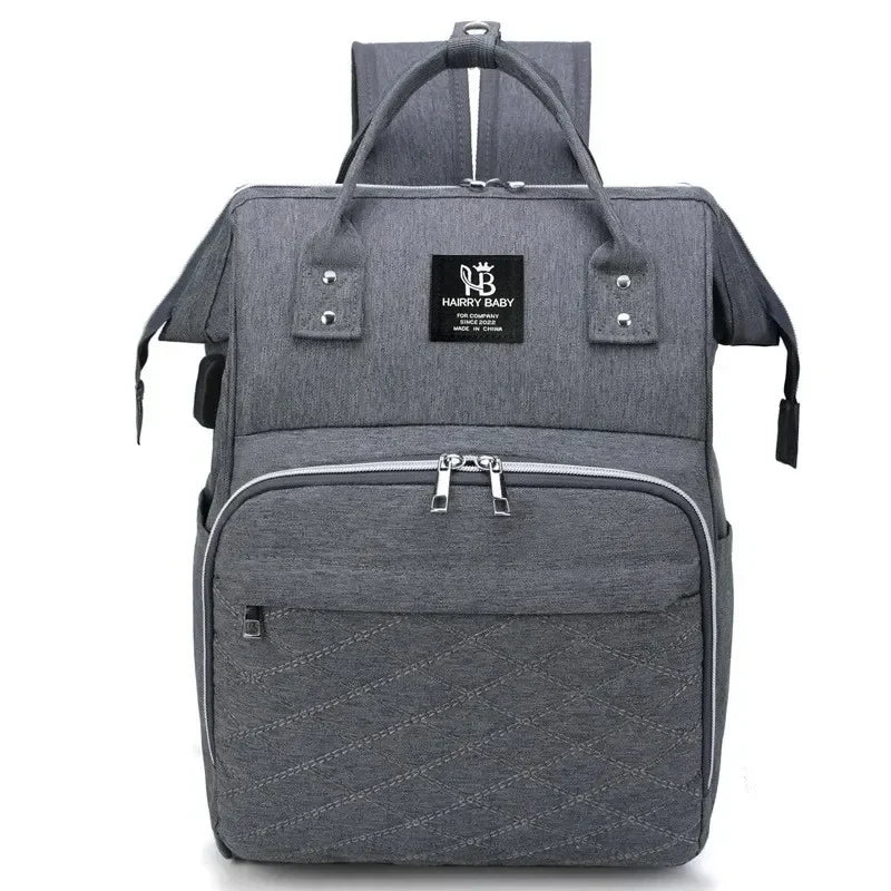 Large Capacity Mommy Diaper Bag Baby Stroller Hanging Backpack with Changing Mat Multifunctional Baby Nursing Bag