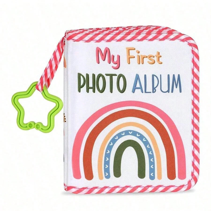 Baby Photo Album First Year Baby Photo Book Growth Babies Albums Shower Guest Diy Giraffe Photography Album with Family Record