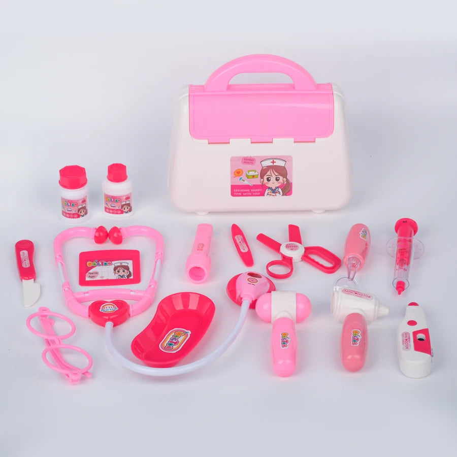 Children'S Simulation Of Playing House, Doctors' Toys, Boys And Girls' Role-Playing, Stethoscopes, Injection Tools, Medical Kits