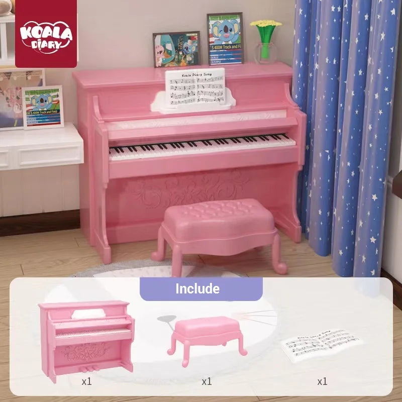 Original Toys Miniature Items Furniture Family Toys Dollhouse LivingRoom Bathroom Kitchen Set Pretend Creative Ideas Kids Toys