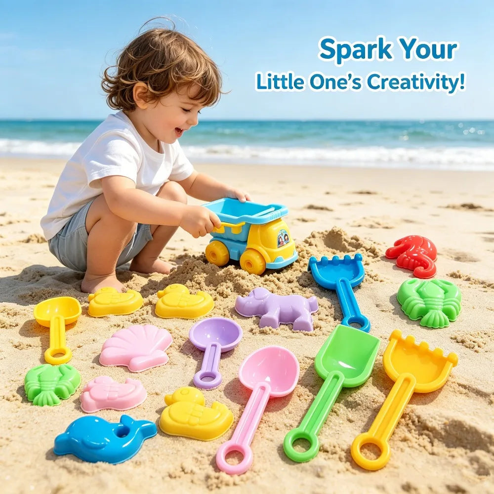 Mini Children's Beach Car Toys, Outdoor Water Play and Sand Digging Tools, Parent-child Beach Car, Boys and Girls' Toys