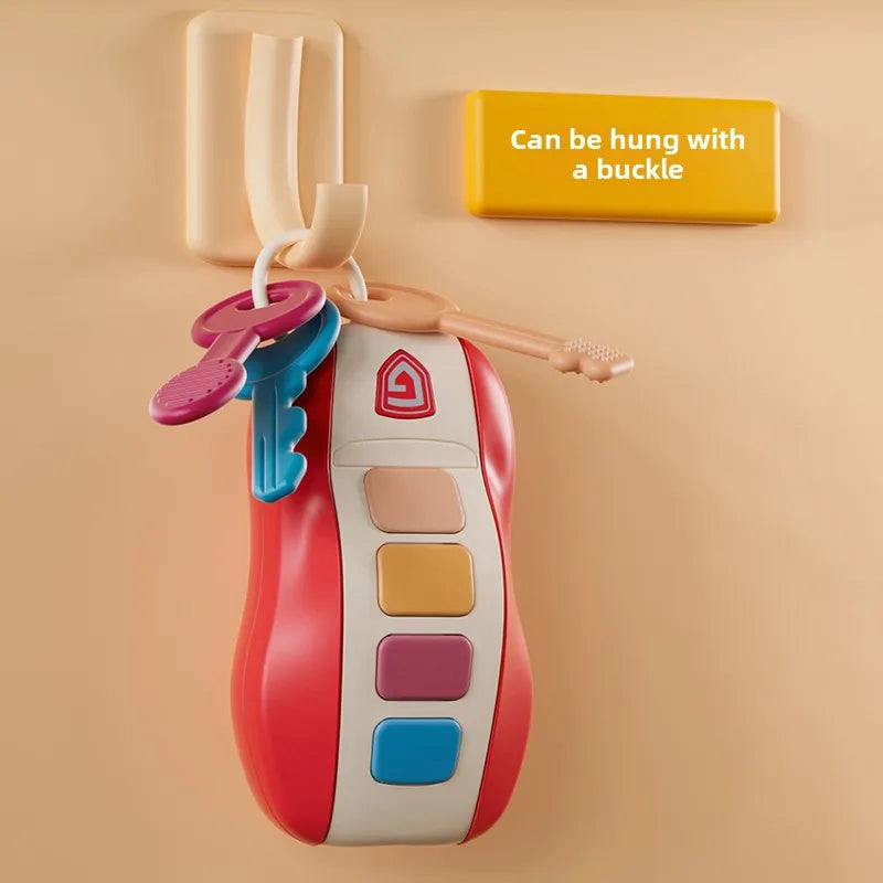 Baby Toys Musical Car Key Vocal Smart Remote Car Voices Pretend Play Educational Toys For Kids Sound Singing Toys Xmas Gifts