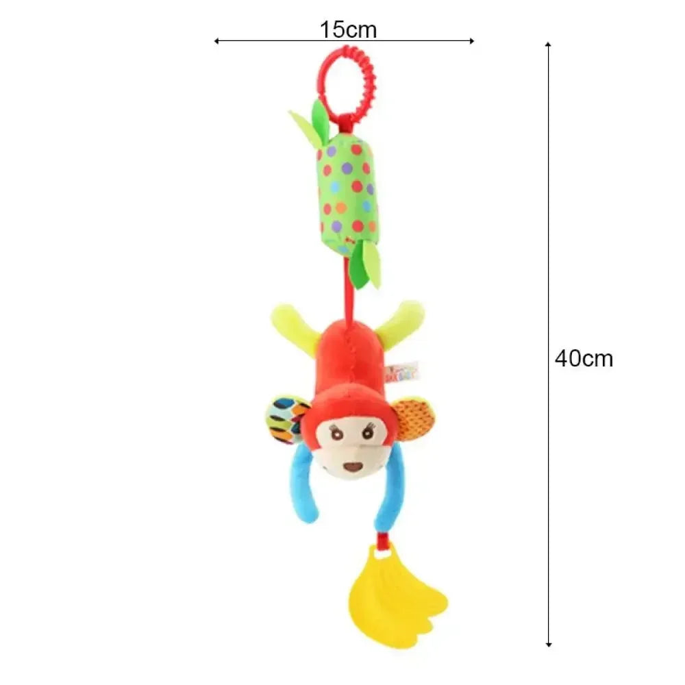 Baby Crib Hanging Rattles Toys Car Seat Toy Soft Mobiles Stroller Crib Cot Spiral Toy Pram Hanging Dolls for Baby Newborn Gift