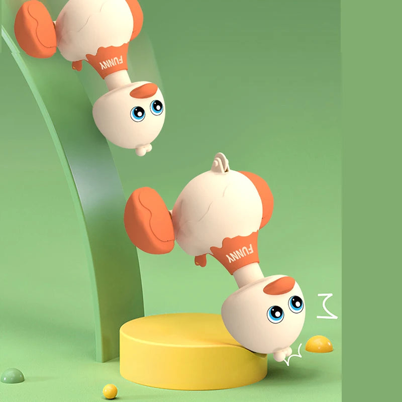 Baby Toy Cartoon Swing Duck Toy Press Vehicles Glide Animal Inertia Pull Back Cars Early Educational Crawling Toy Toddlers Gifts
