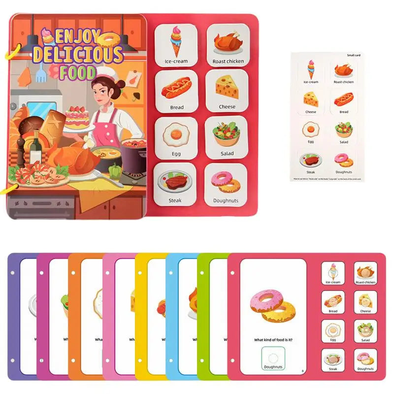 Repeatedly Sticker Busy Card Book Baby Paste Readings Matching Puzzle