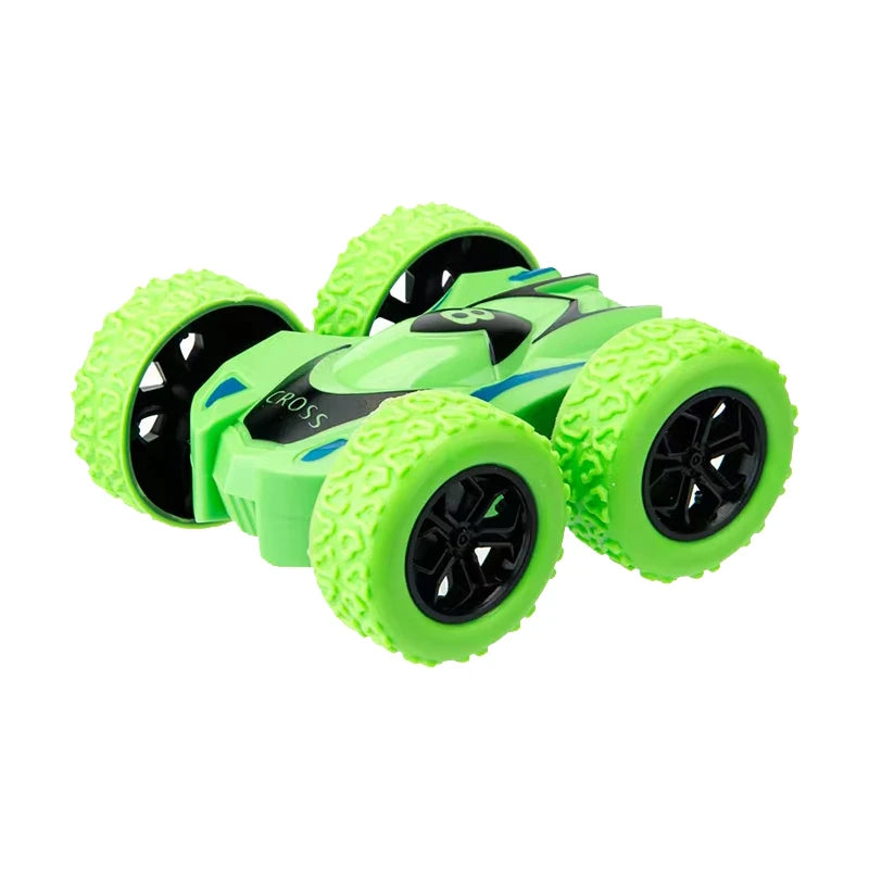 4pcs/2pcs/1pc Double-Sided Inertia Stunt Rolling Toy Car - High Playability, Double-Sided Playability