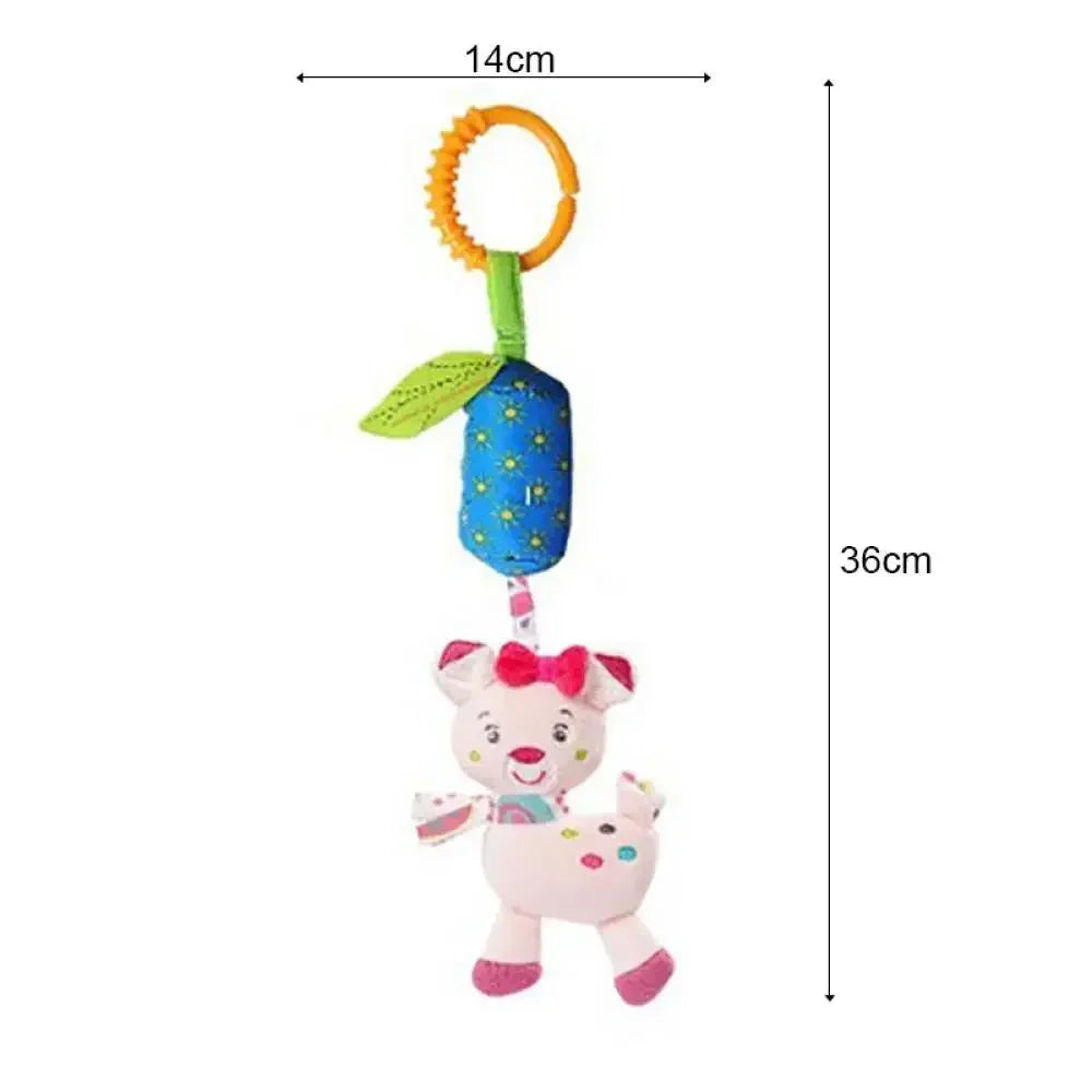 Baby Crib Hanging Rattles Toys Car Seat Toy Soft Mobiles Stroller Crib Cot Spiral Toy Pram Hanging Dolls for Baby Newborn Gift