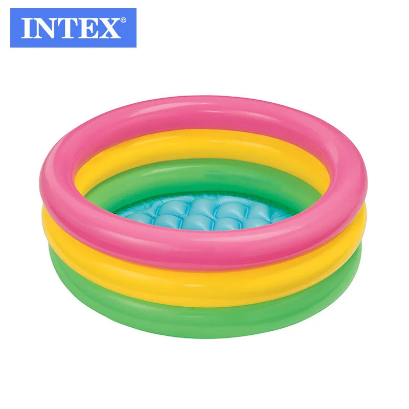 Baby Pool Inflatable Round Colorful Kid Swimming Pool