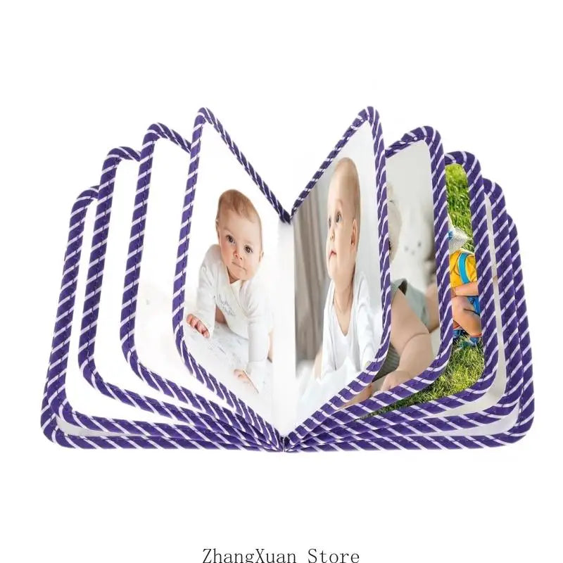 Floral Baby Memory Picture Album Customizable Photo Book For Birth Detail 3XUF