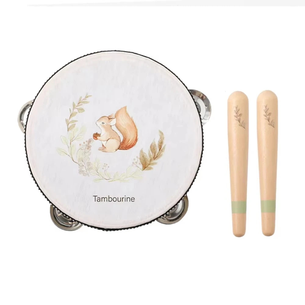 Baby 0 12 Months Toys Musical Instruments Montessori Music Drum Xylophone Kids Early Educational Wooden Instruments Baby Toys