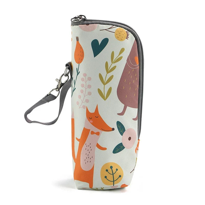 Portable Baby Bottle Bag Travel Case With Insulated Designing Milk Bottle Organiser For Travel And Outdoor Feeding