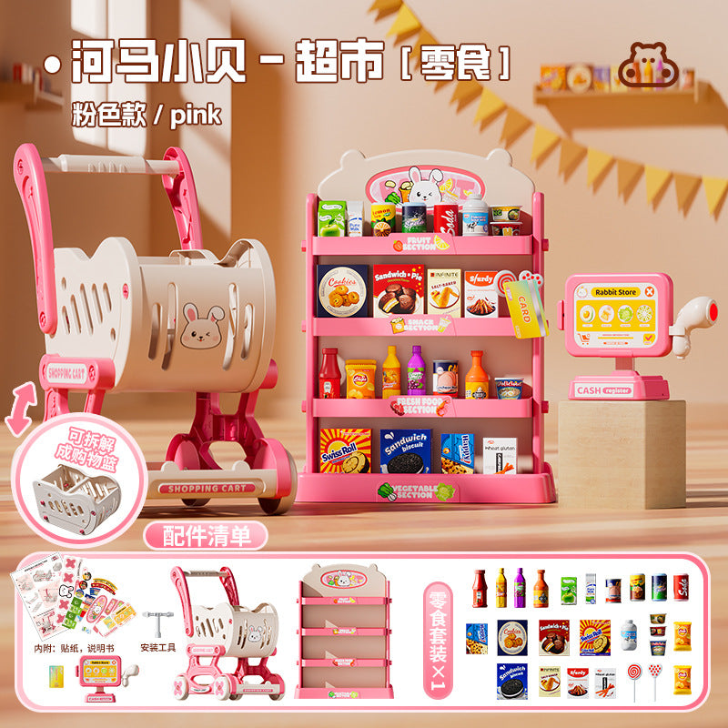 hippo Beckham toolbox simulation electric drill screw tool boy play house toy - Hippo xiaobei-supermarket (snack) powder