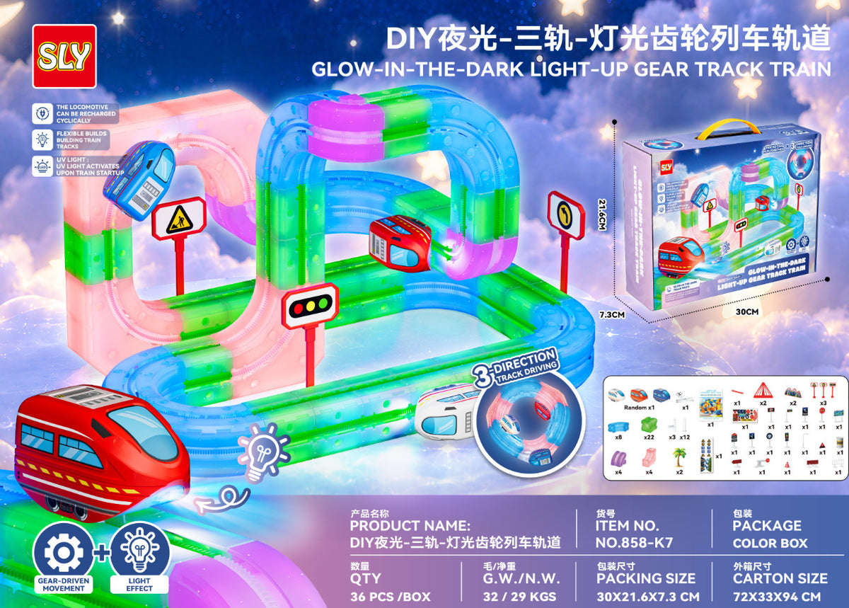 Cross-border Anti-Gravity Transformable Magnetic Track Car Children's Educational Magnetic Building Block Toy DIY Gift for…