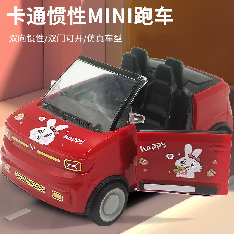 Children's Car Toys Inertia Drop Resistant Transparent Gear Light Toys Car Model Night Market Stall Wholesale Gifts - Q…
