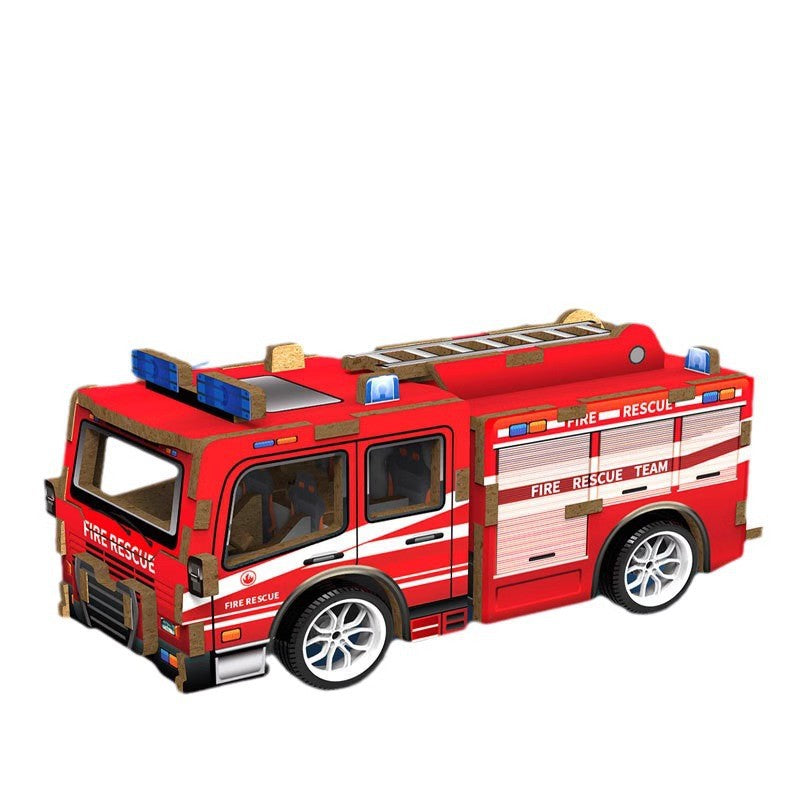 Cross-border wooden jigsaw three-dimensional car jigsaw puzzle children's educational toys kindergarten manual racing…
