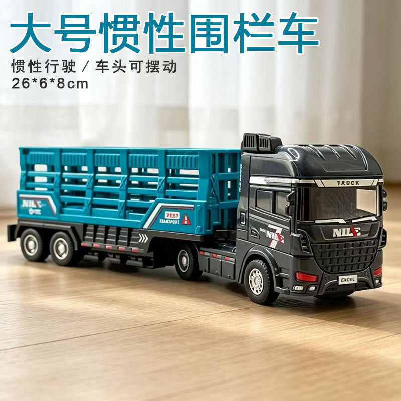 Cross-border oversized crane retractable long boom boy engineering vehicle model adjustable crane crane toy - 大号惯…