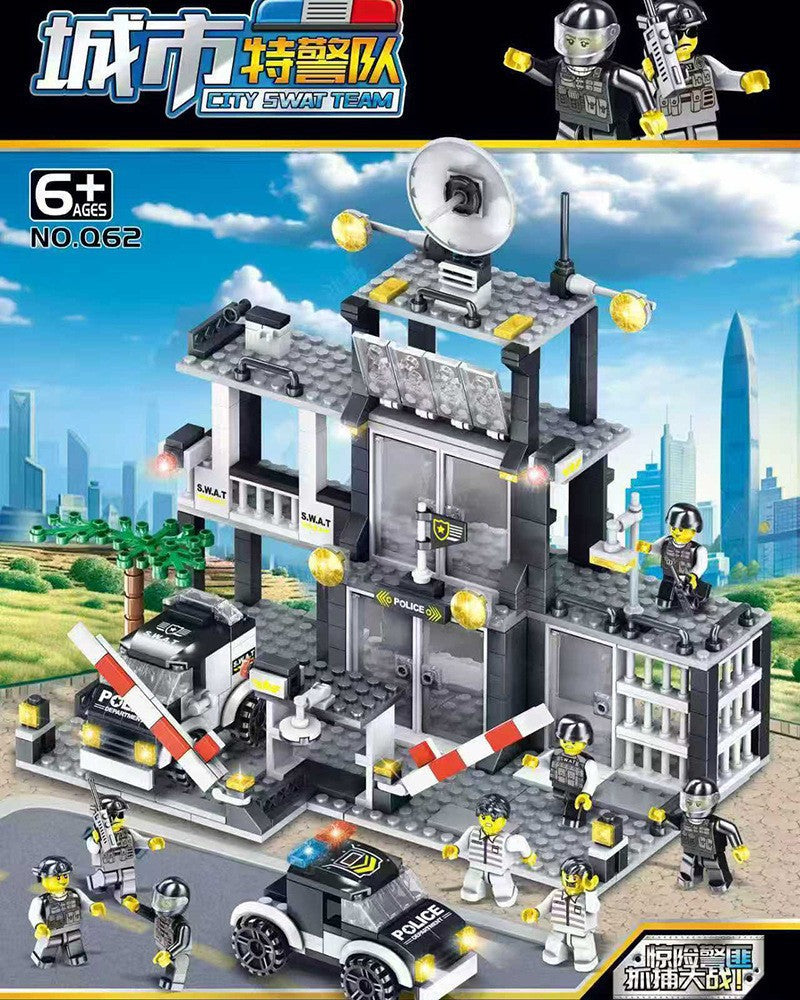 Military Assembly Building Blocks Aircraft Carrier Destroyer Rocket Ship Small Particle Children's Educational Toys Boys'…