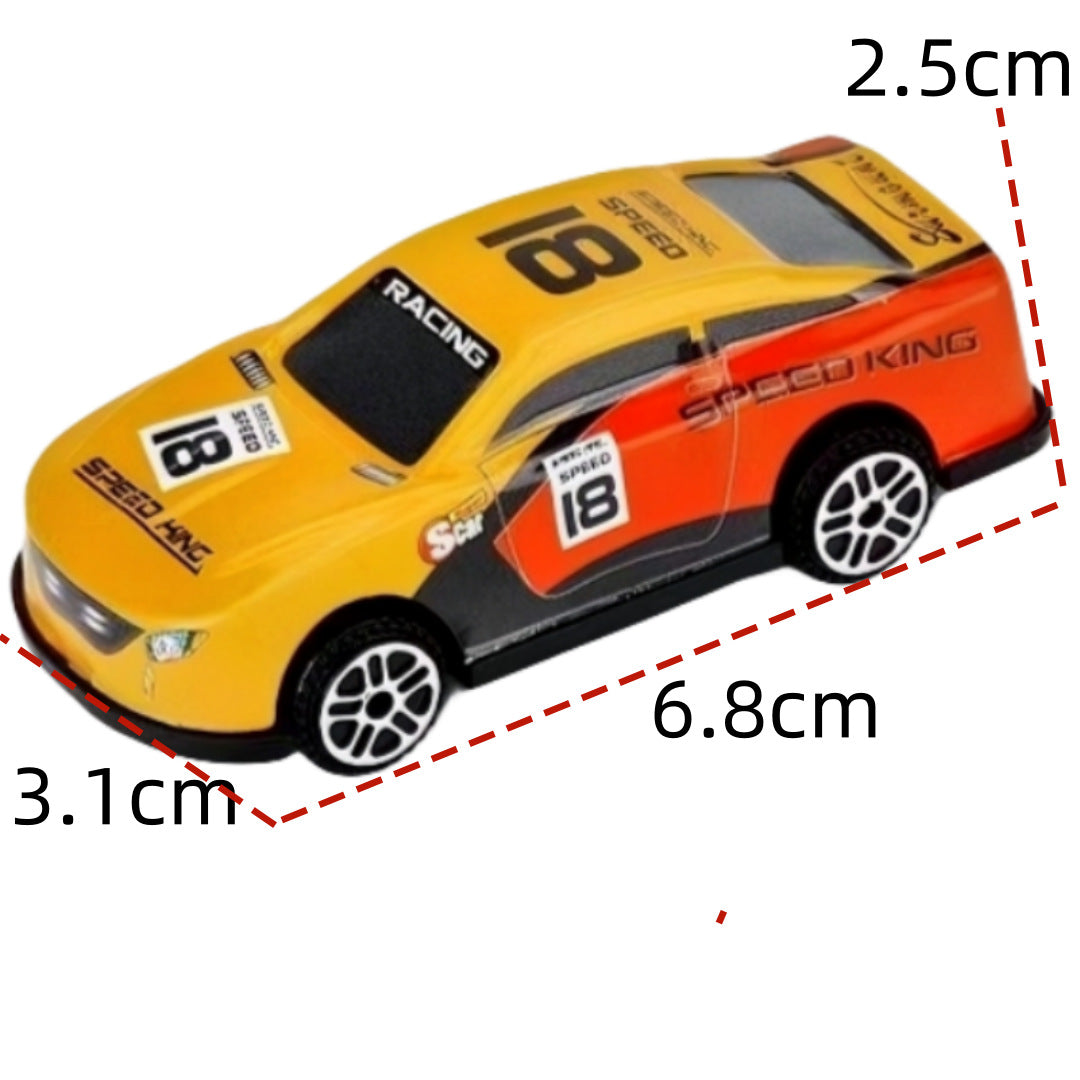 Children's Alloy Car Pull-Back Car Toy Boy Simulation Racing Model Set Mini Toy Car Car - image 2