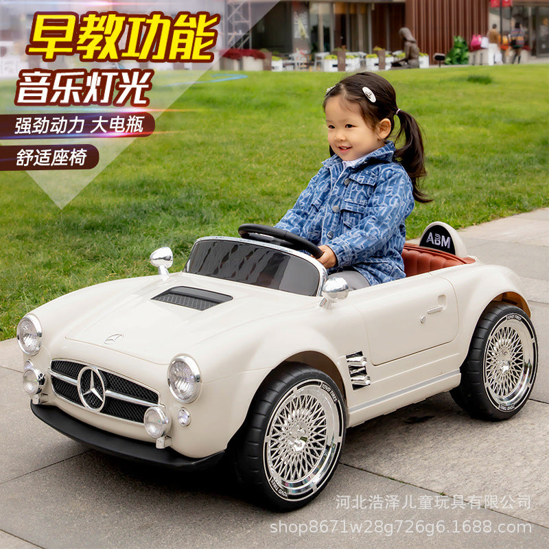 Children's Electric Four-Wheel Car, Toddler Remote Control Car, Baby Toy Car, Children's Classic Car, Rechargeable and Can…