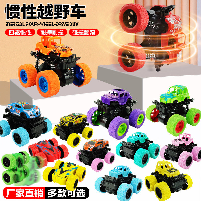 Cross-border Specially Designed for Inertial Four-wheel Drive Off-road Vehicle Boy Toy Dump Truck Anti-fall Baby Gift Stunt…