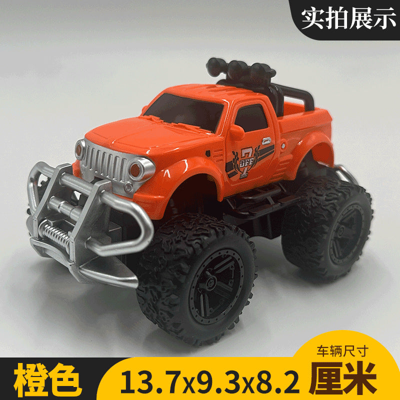 Children's Car Toys Inertia Drop Resistant Transparent Gear Light Toys Car Model Night Market Stall Wholesale Gifts - New…