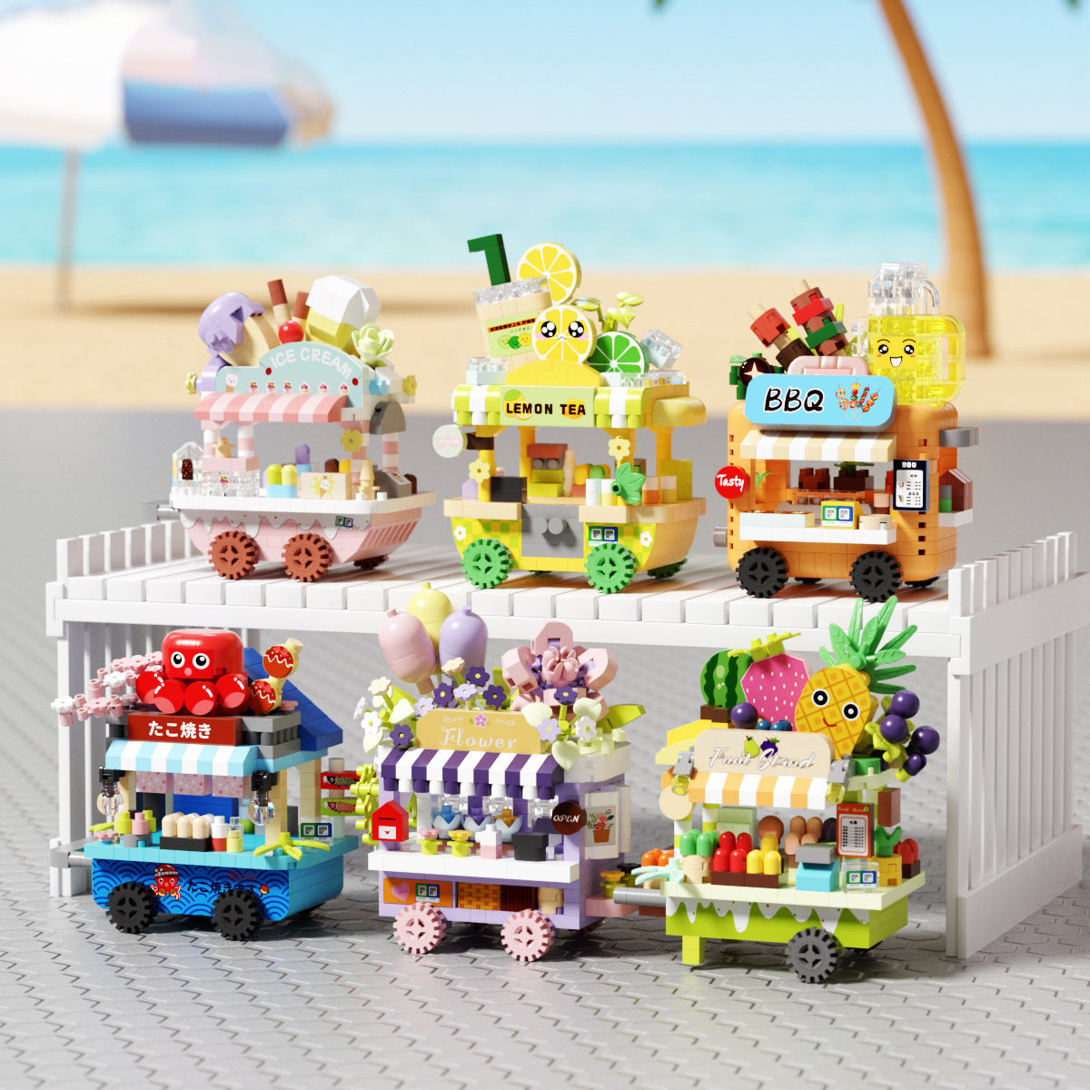 Compatible with Le Dream Store Micro-Particle Building Blocks, Street Scene Ornaments, Children's Educational DIY Toys ​…