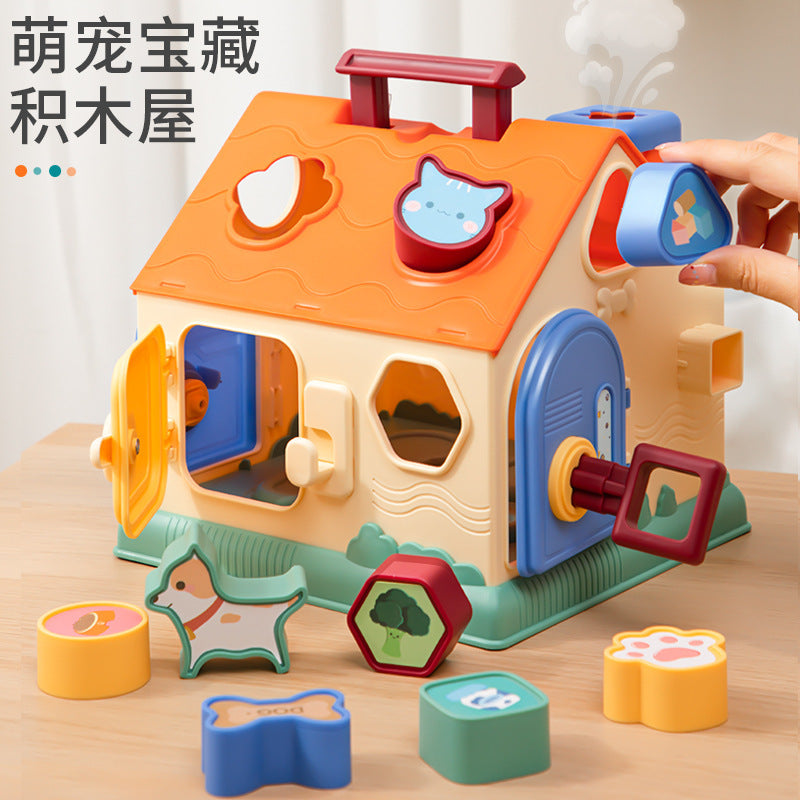 Children's Baby Montessori Early Education Building Blocks Key Unlock Baby's Mind Training Intelligence Development…