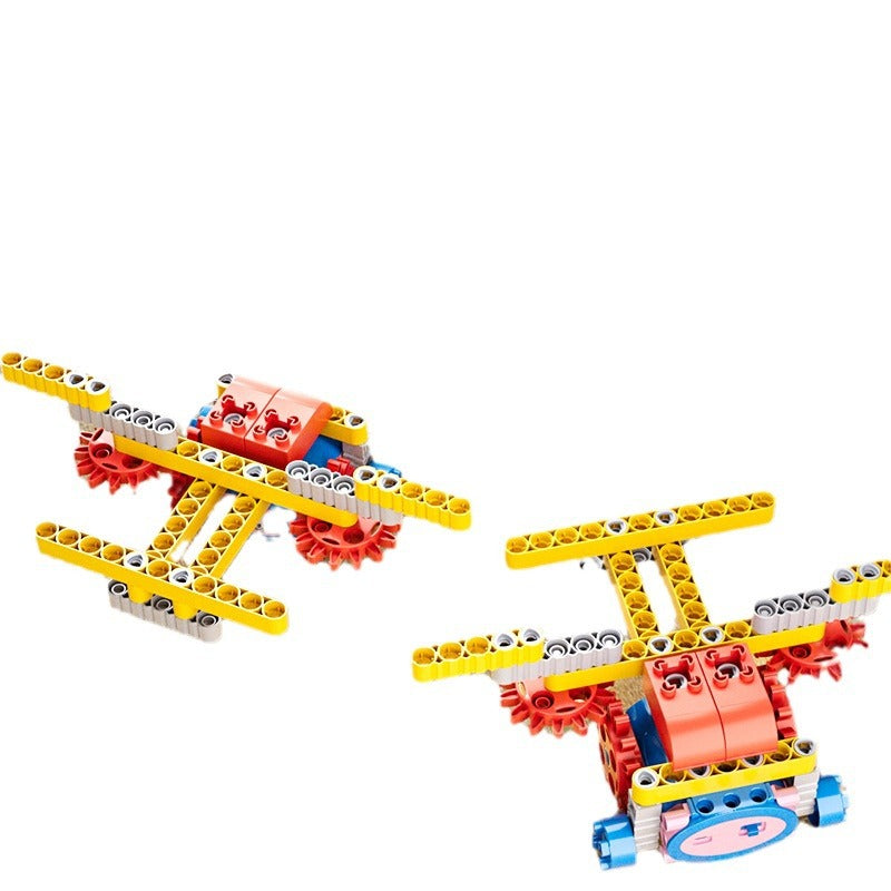 Building blocks science and education electric gear building blocks large particles kindergarten early education…