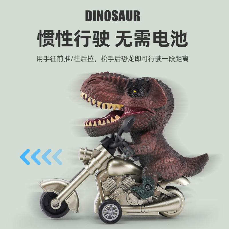 Baby Educational Toys Boy Toy Car Model Dinosaur Simulation Inertia Motorcycle Night Market Stall Toys Wholesale - image 2