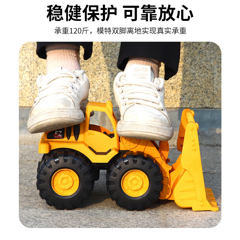 Excavator Large Inertia Driving Engineering Vehicle Toy Children's Thickened and Fall-Resistant Beach Excavator Shovel…