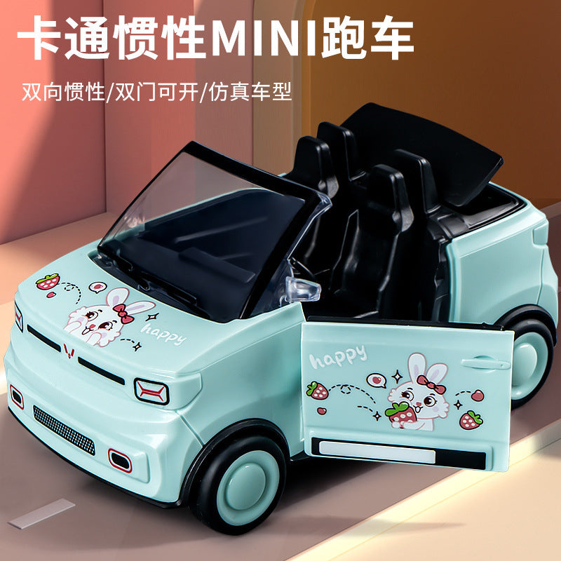 Children's Car Toys Inertia Drop Resistant Transparent Gear Light Toys Car Model Night Market Stall Wholesale Gifts - Q…