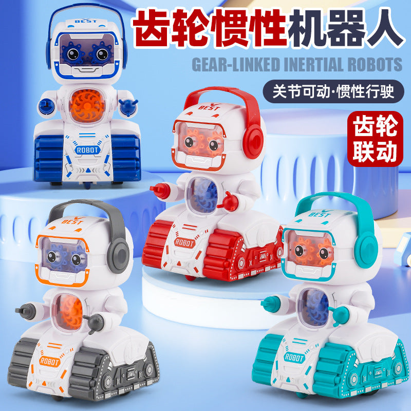 Chattering net red children's toys Chenghai generation inertial robot clip doll machine stall small toy gifts wholesale