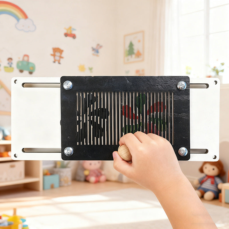 Baby and Children's Fence Busy Board DIY Accessories Early Education Educational Toys for Learning Words and Numbers Hole…