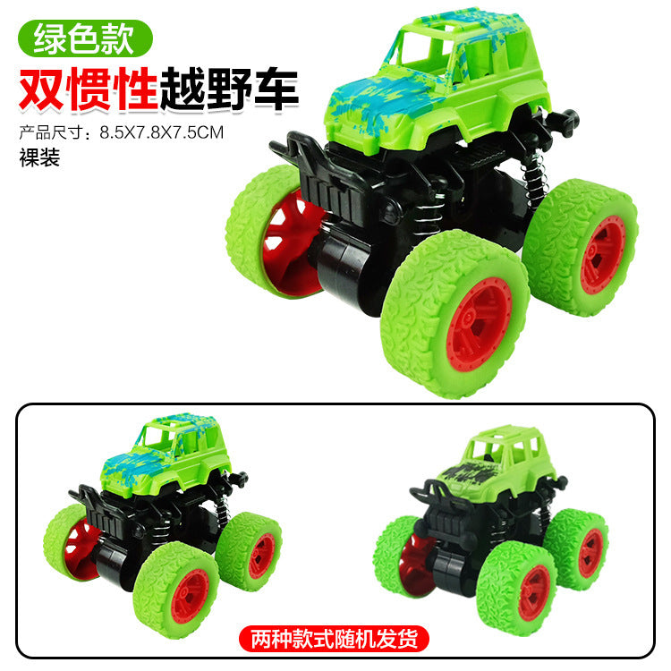 Cross-border Specially Designed for Inertial Four-wheel Drive Off-road Vehicle Boy Toy Dump Truck Anti-fall Baby Gift Stunt…