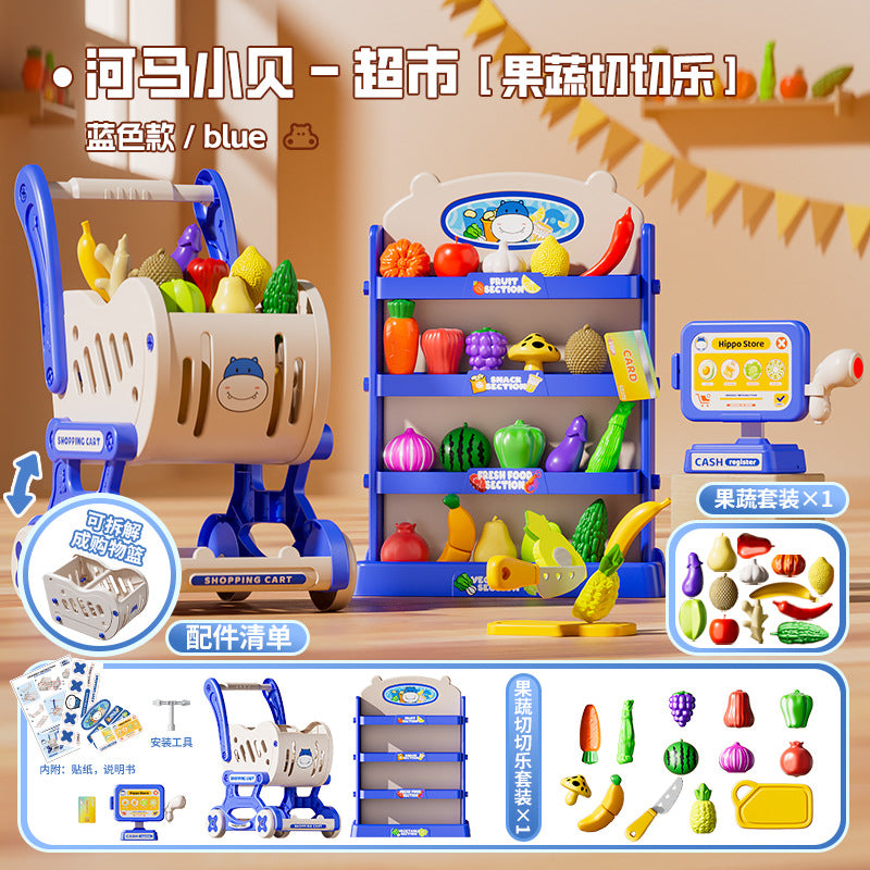 hippo Beckham toolbox simulation electric drill screw tool boy play house toy - Hippo xiaobei-supermarket (fruit and…