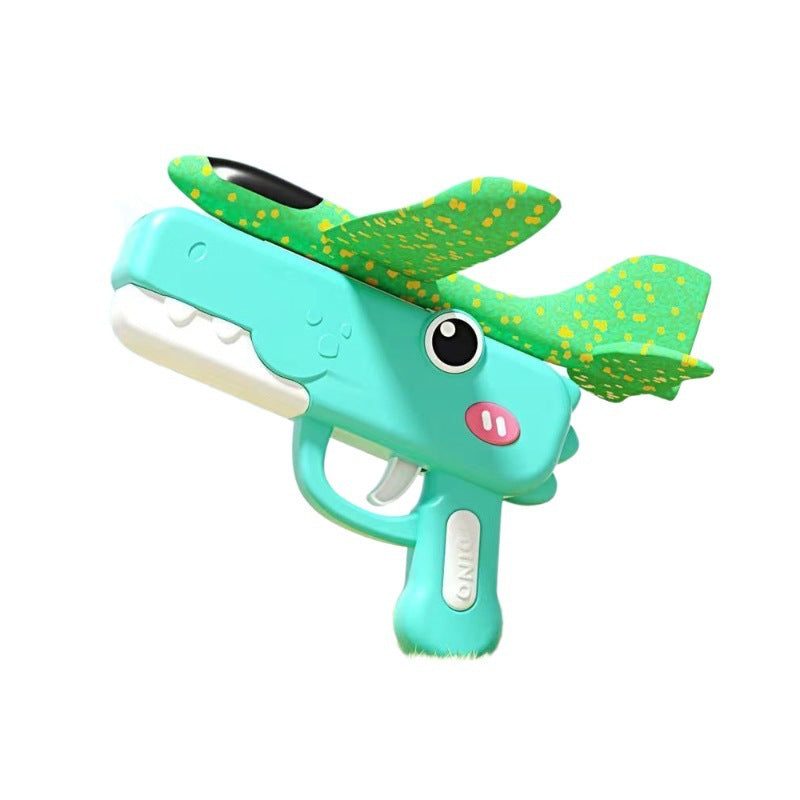Cross-Border Foam Ejection Airplane Gun, Drop-Resistant, Luminous Hand-Thrown Glider, Children's Outdoor Parent-Child…