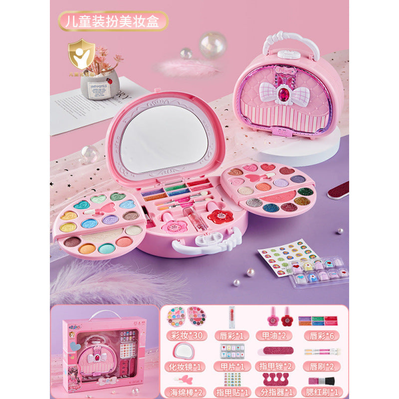 Children's Cosmetics Toy Set Camera Girl Princess Makeup Box Small Toy Box Baby's Nail Polish Gift - XLX-891
