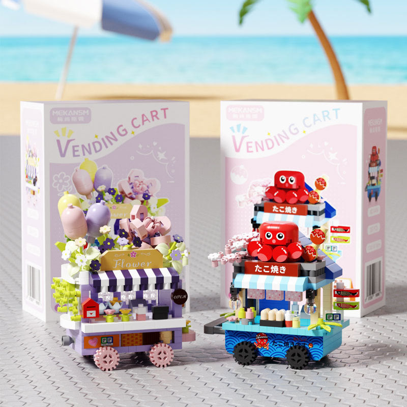 Compatible with Le Dream Store Micro-Particle Building Blocks, Street Scene Ornaments, Children's Educational DIY Toys ​…