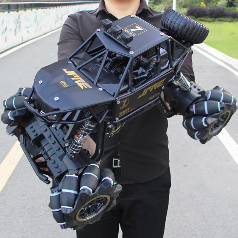Remote control car off-road vehicle four-wheel drive high-speed racing six-wheel climbing car children's boy toy drift…